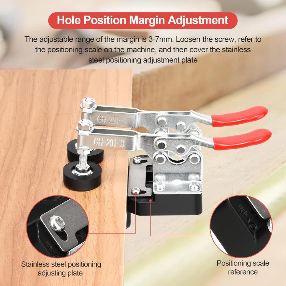 Cabinet Hinge Jig Drilling Hole Puncher 35mm