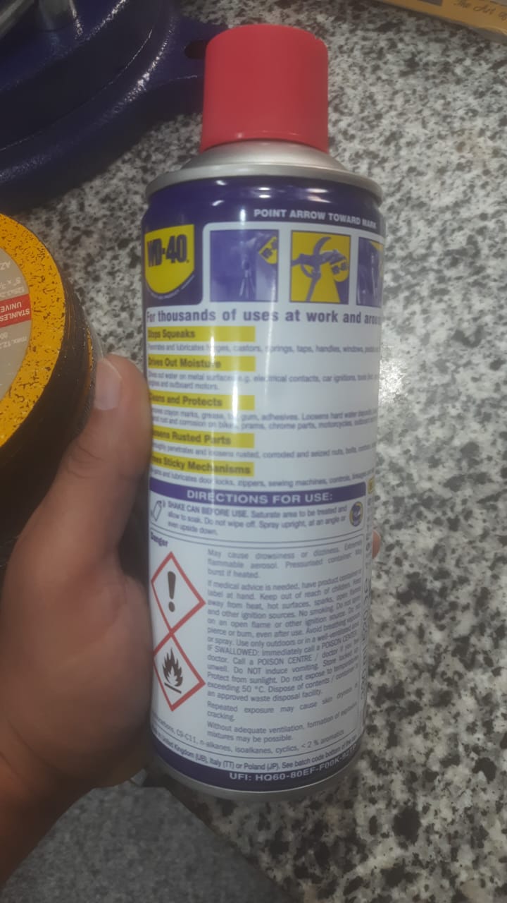 WD-40 مزيل صدأ منتج متعدد الاستخدامات