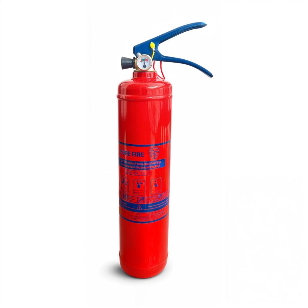 Dry Chemical Powder Fire Extinguisher, 2 Kg Capacity (Pure Fire)