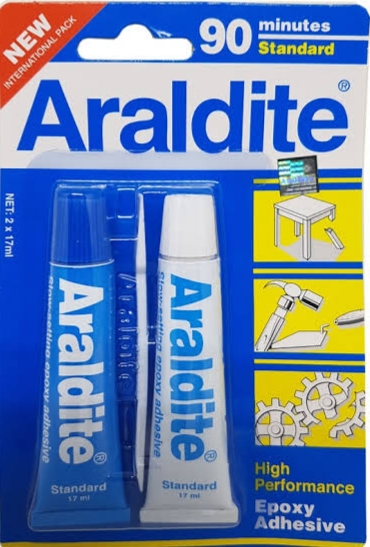 Standard - Epoxy Adhesive Clear 90 Min - 2 X 17ml