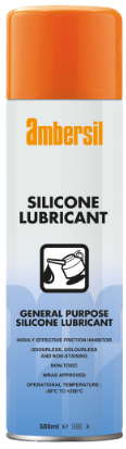 AMBERSIL® Silicone Lubricant 500ML سبراي تشحيم يعتمد على السيليكون احترافي لتقليل الاحتكاك ومنع الالتصاق