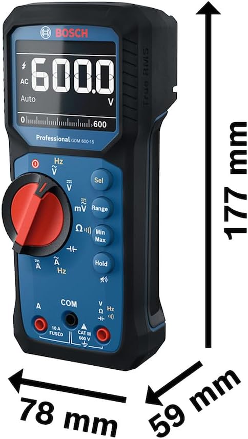 Bosch Digital Multimeter 600 Volt GDM 600-15