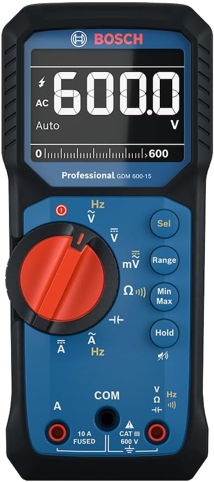 Bosch Digital Multimeter 600 Volt GDM 600-15