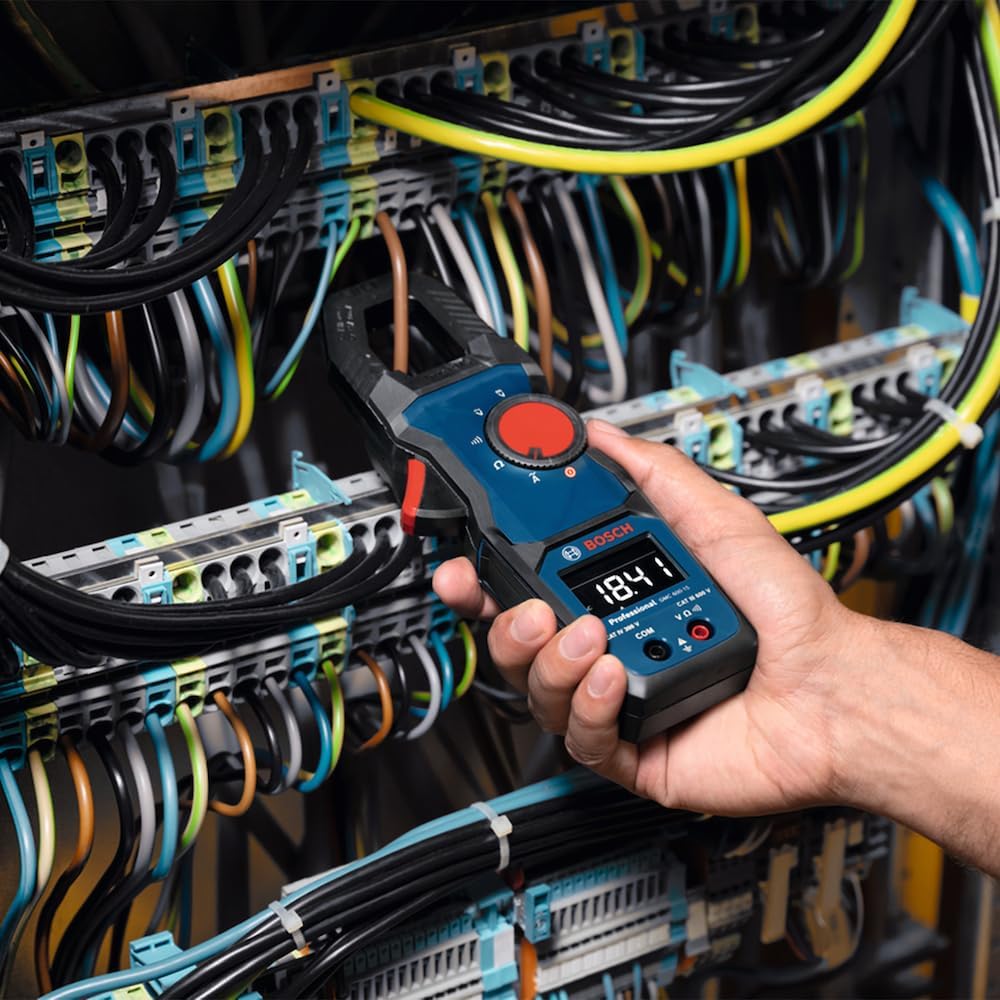 Bosch Clamp Meter AC Current Up To 600 A And Voltage Up To 600 V AC/DC