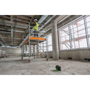 ميزان ليزر 3 خط 360 درجه اخضر120 متر يمكن تركيب بطارية 18 او 14 فولت او حجارة بوش