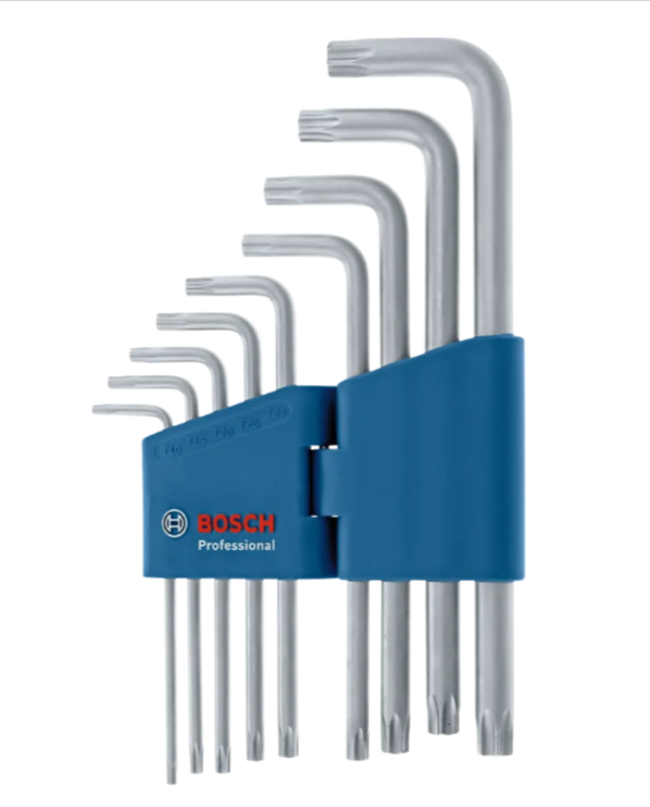 Bosch Allen Key Torx 9 pcs Professional