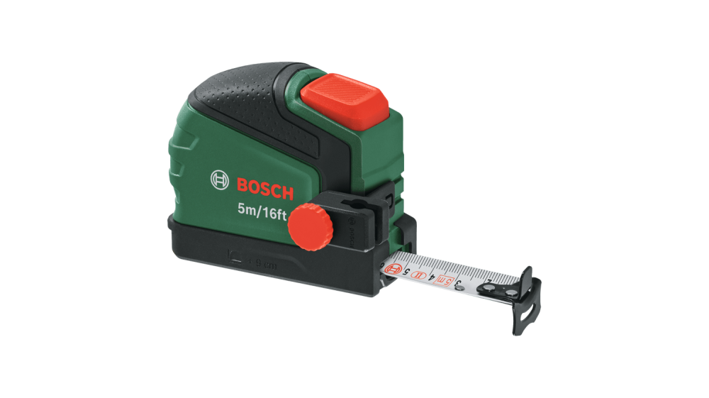 Bosch Tape Measure 5 m / 16 ft + Pencil Clip