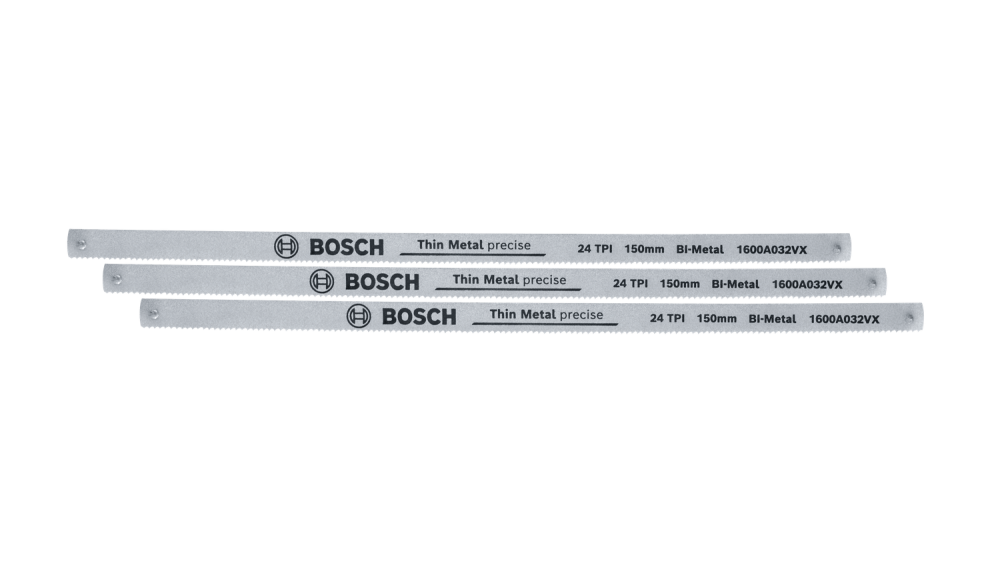 Bosch Hacksaw Blades 150 Mm 24 TPI 3-Piece