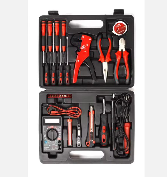 KAFUWELL C3708A Mechanic Repair Socket Set Power Electric Hand Professional 74pcs Tool Box Kit Set