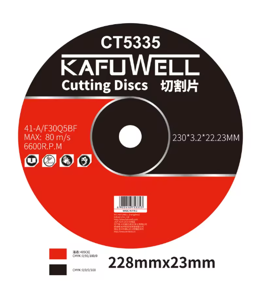 KAFUWELL CT5335 Cutting Disc Wheel Iso_ce Certificate Metal Abrasive Tools