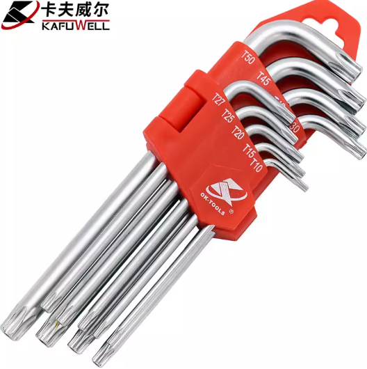 KAFUWELL 9-Piece Star (Torx) Key Set
