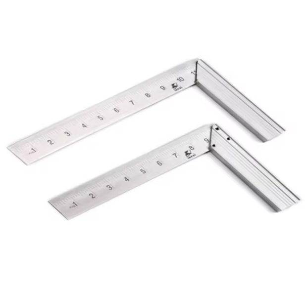 KAFUWELL RC8500 500mm Laser Marking Woodworking Tool L Type Aluminium Alloy Handle Stainless Steel 90 Degree Angle Ruler