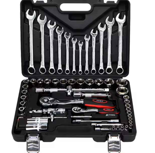 KAFUWELL SS3389A High Quality 1/4" Wrench Household Mechanic Hand Tools Kit Ratchet Socket Set Professional
