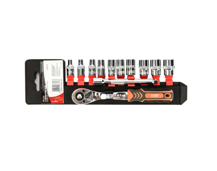 12-Piece 1/4" Socket Set (4–13 Mm) – KAFUWELL