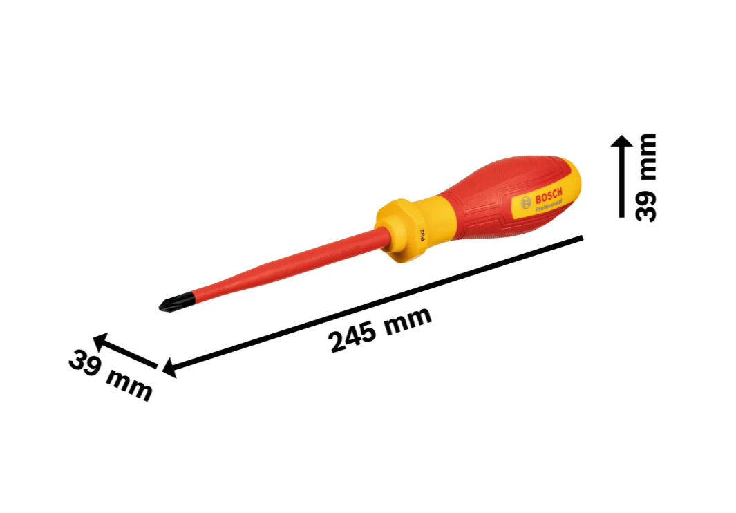 BOSCH VDE Phillip Screwdriver PH2x125 mm Professional