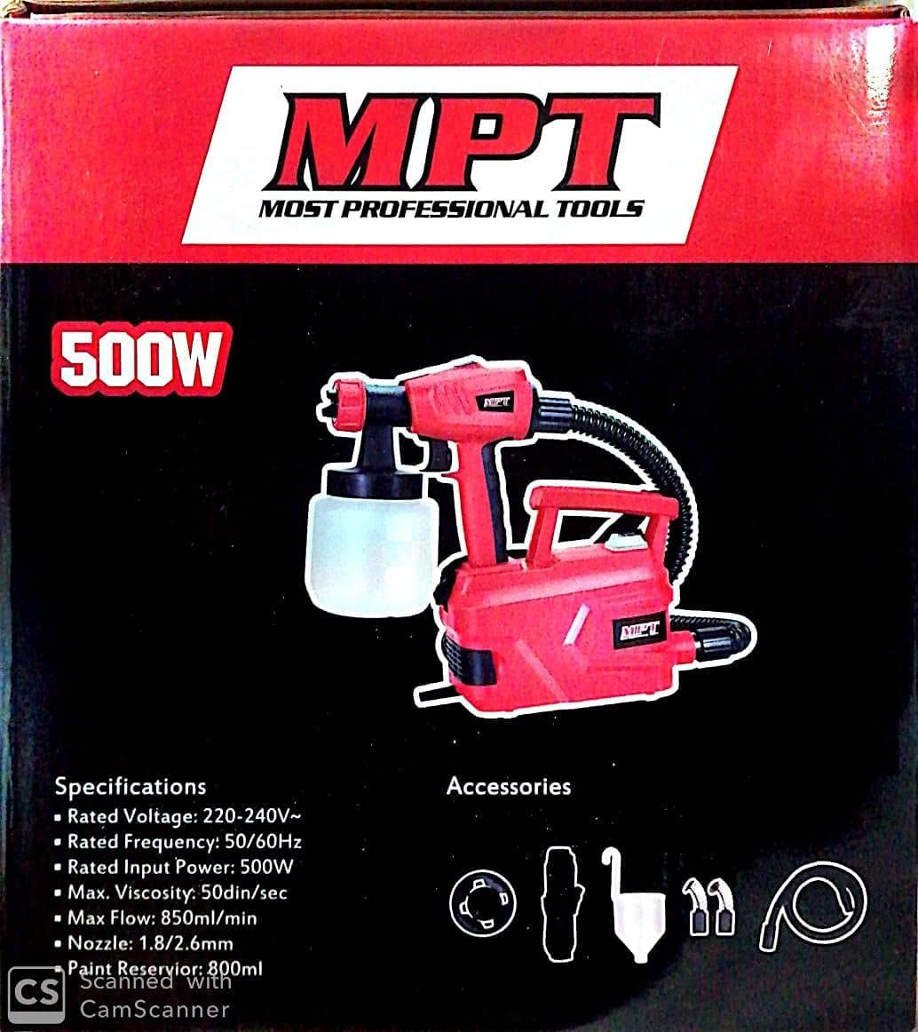 Paint Duko Spray System Multicolour - 500 Wat - MESG5005