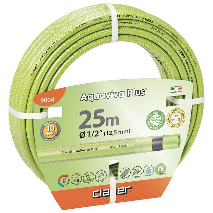 Claber Aquaviva Plus Garden Irrigation Hose 25 Meter CL-90040000