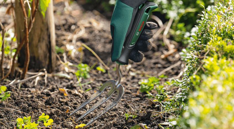 BOSCH Stainless Steel Garden Hand Fork 320 mm