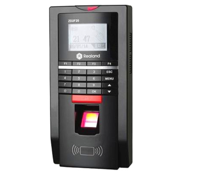 Card And Fingerprint Attendance And Departure Device 2.4 Inch Color Screen Including Access Control System Black
