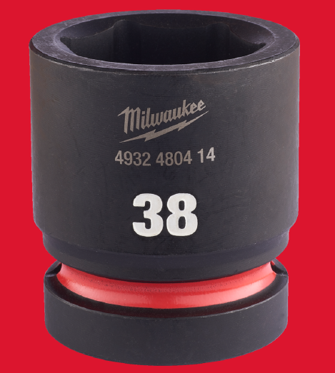 MILWUAKEE IMPACT SOCKET 1 INCH - 38 MM