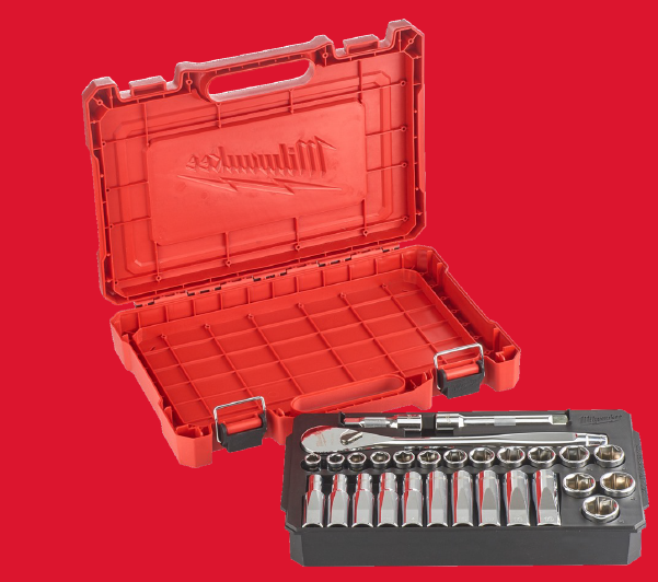 MILWUAKEE 1/2 Metric Ratchet + Socket Set 28 pcs