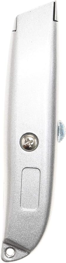 Metal Reversible Cutter, Silver with Blade Set, 10 Count