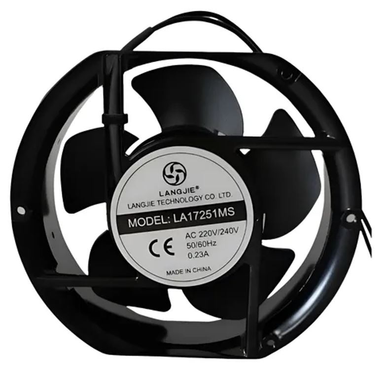 15*17cm Fan, 380V, 0.15A, Metal Body