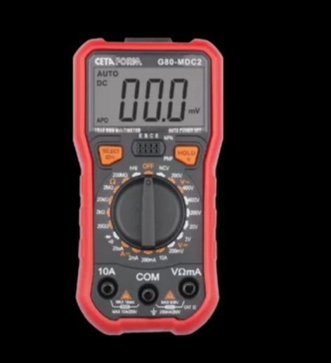 Digital Multimeter, 1000V AC/DC, Model G80-MDC2.