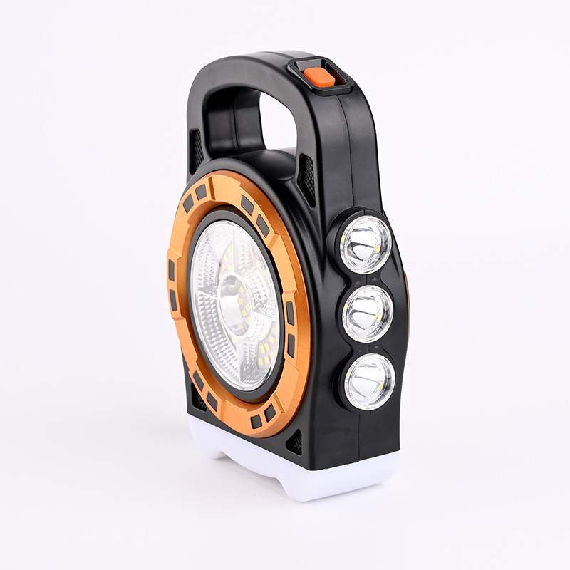 Rechargeable (Solar+USB) LED Emergency Flashlight/HS-8030-A/ HI-SHEEN