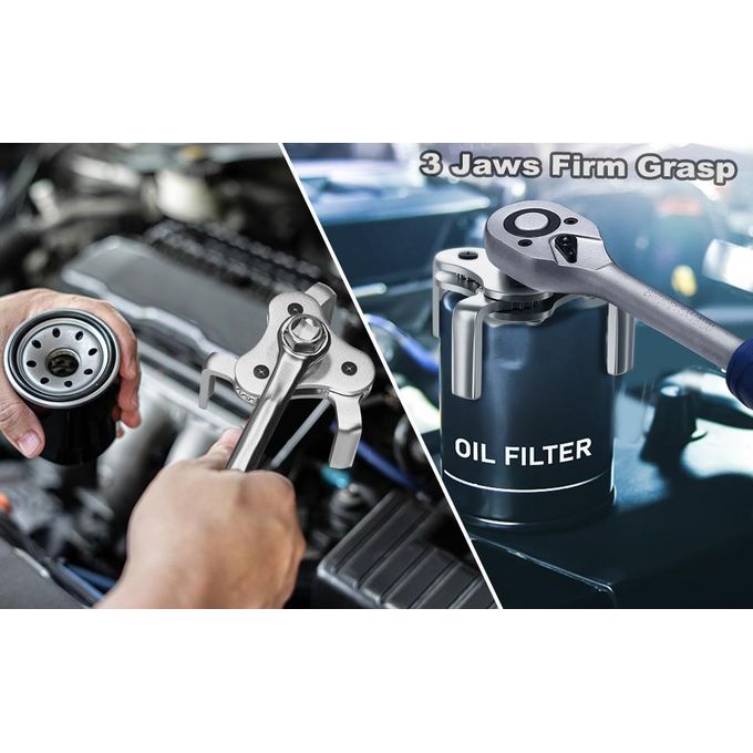 Two Way Oil Filter Wrench Range 65-110mm