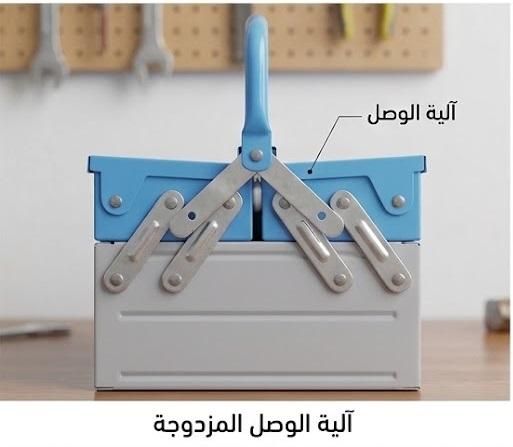 Tool Box 35cm - 1 Layer Tool Storage Box, Enlarged Style- Blue X Grey,