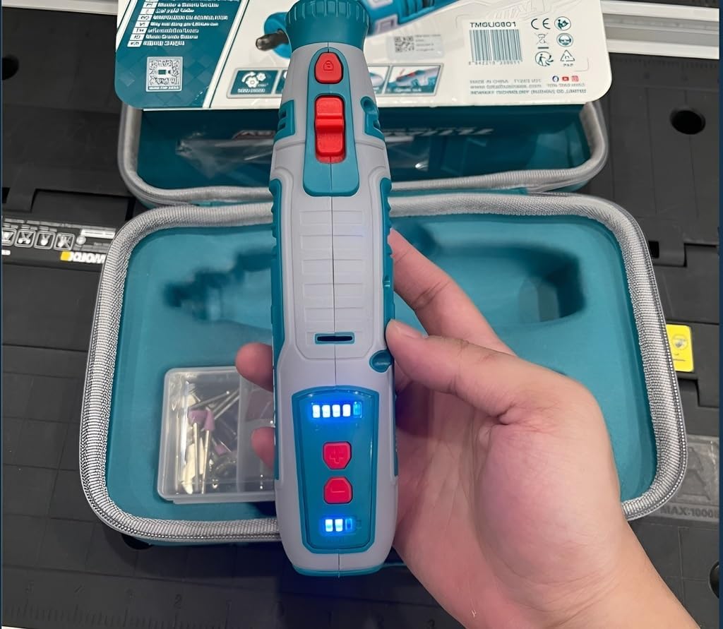 TOTAL Tools 8V Cordless Rotary Tool + 67 Accessories
