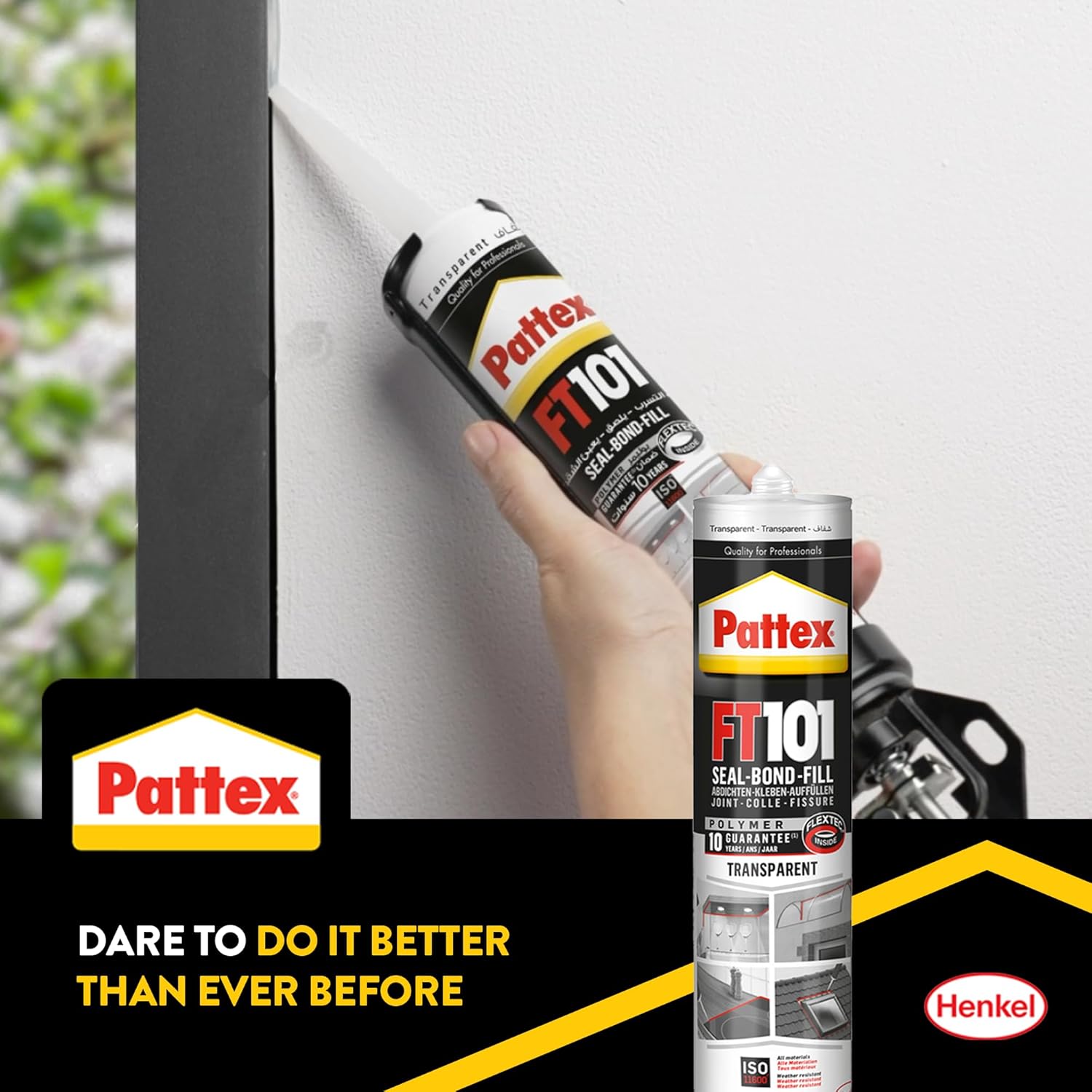 FT101 Multipurpose Adhesive and Sealant Transparent 280ml 1983803
