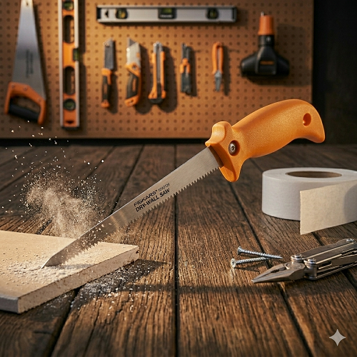 2 * 1 Jespson And Gypsum Board Saw Ergonomic Handle Thick Blade Sharp Teeth Wood Cutting Woodworking 6.5"/165MM