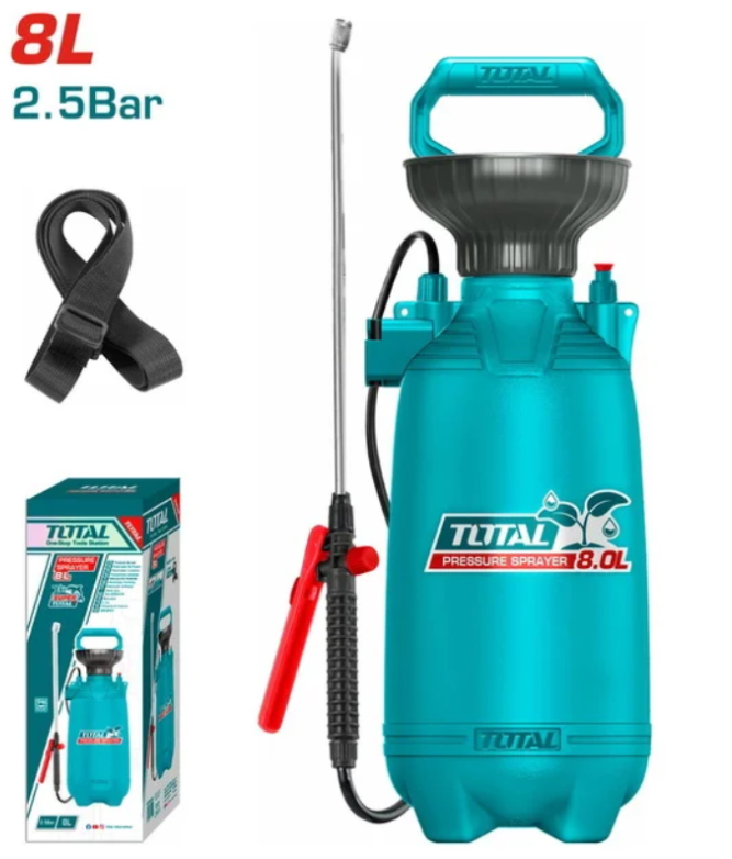 TOTAL Pressure Sprayer 8L