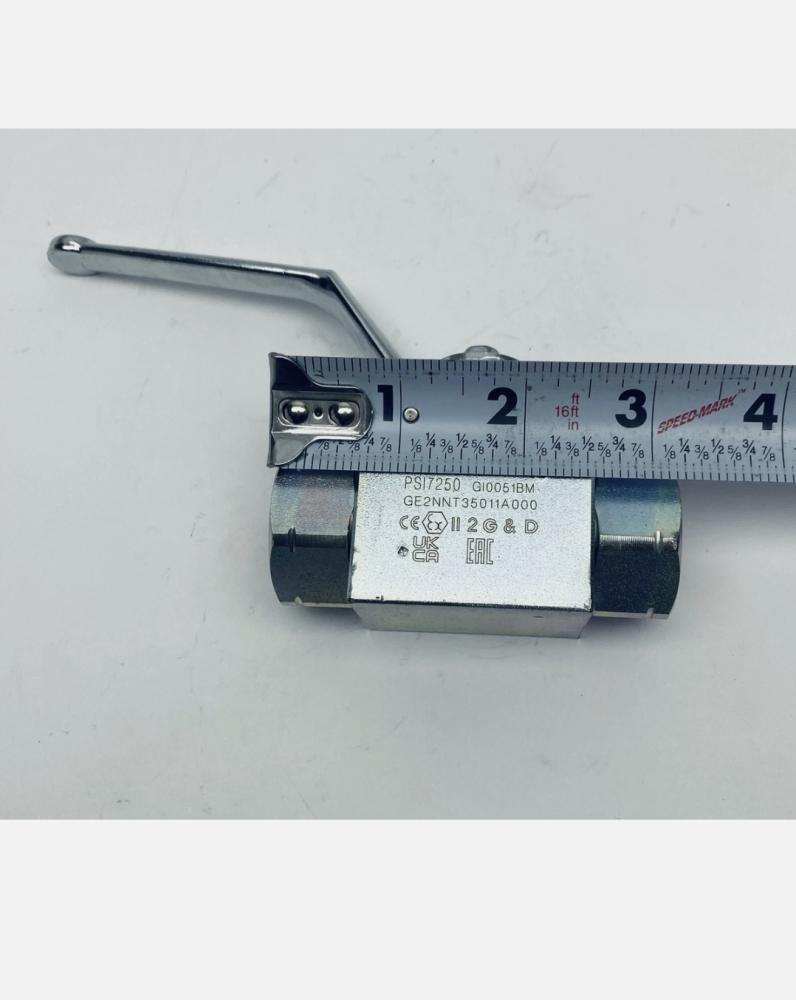 GEMELS GE1 1/2 inch (N1/2) High Pressure Two-Way Hydraulic Ball Valve