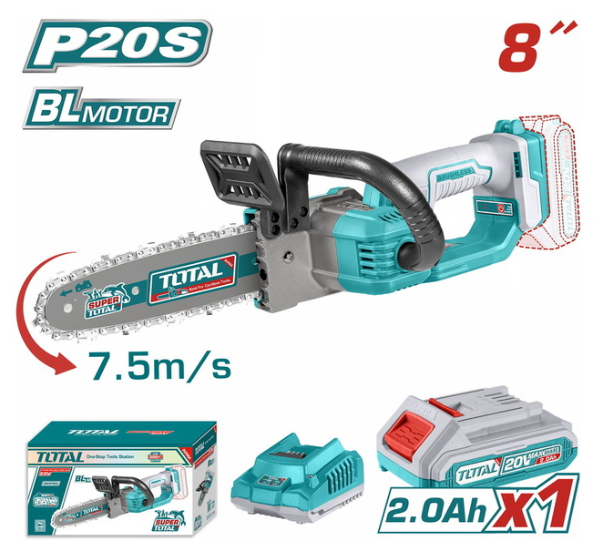 TOTAL Lithium-ion Chain Saw 20V / 2Ah