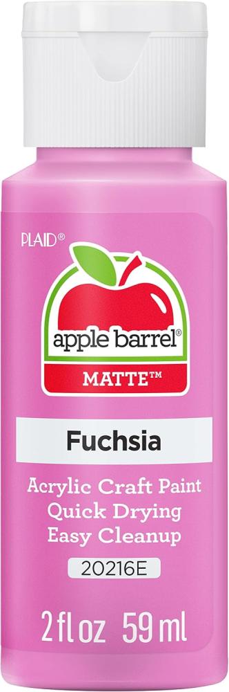 Plaid Apple Barrel Fuchsia