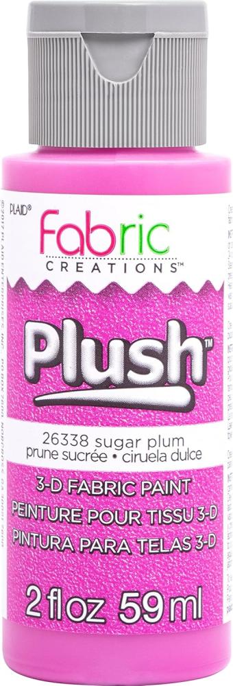 Plaid Fabric Creations Sugar Plum Plush 3-D