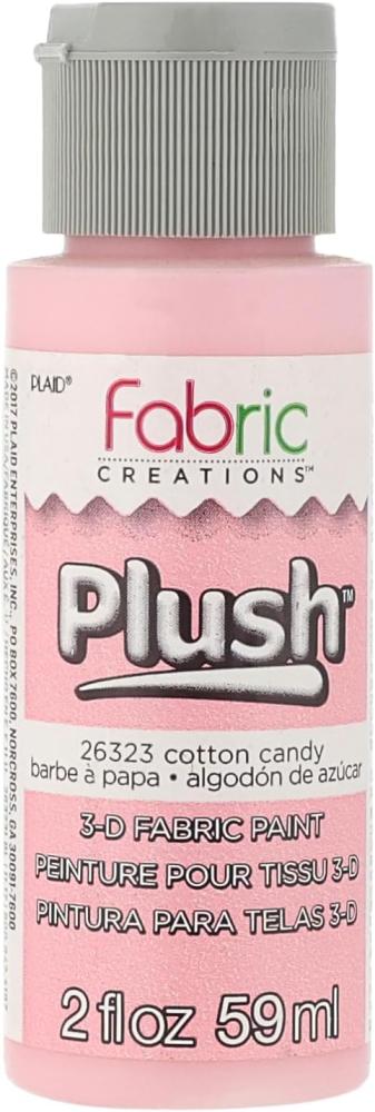 Plaid Fabric Creations Cotton Candy Plush 3-D