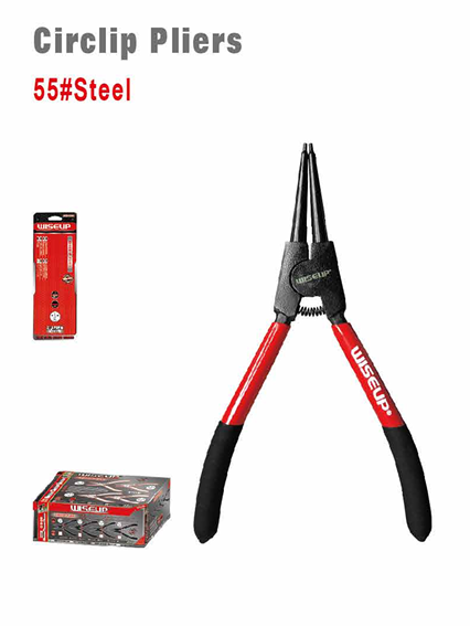 WISEUP Straight Internal Circlip Pliers 7"