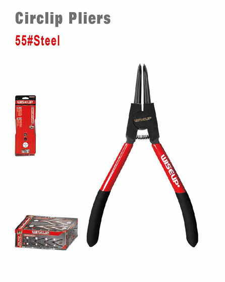 WISEUP Angled Internal Circlip Pliers 7"
