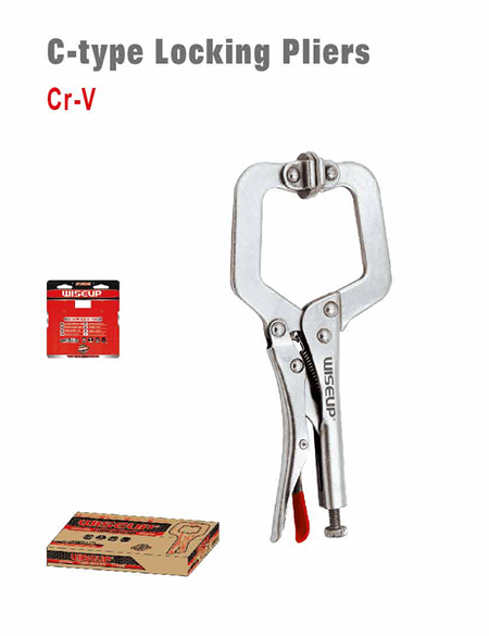 WISEUP Sheet Metal Locking Pliers 11"