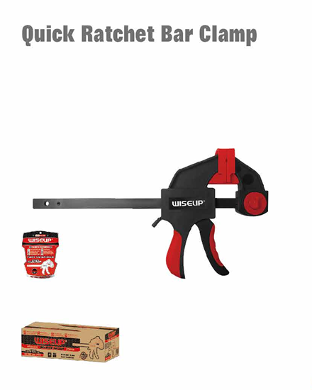 WISEUP Quick Ratchet Bar Clamp 6"