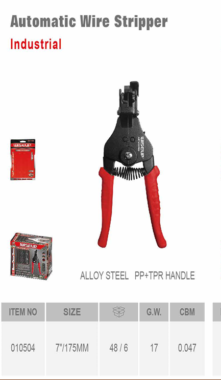 WISEUP Automatic Wire Stripper, 7 Inch