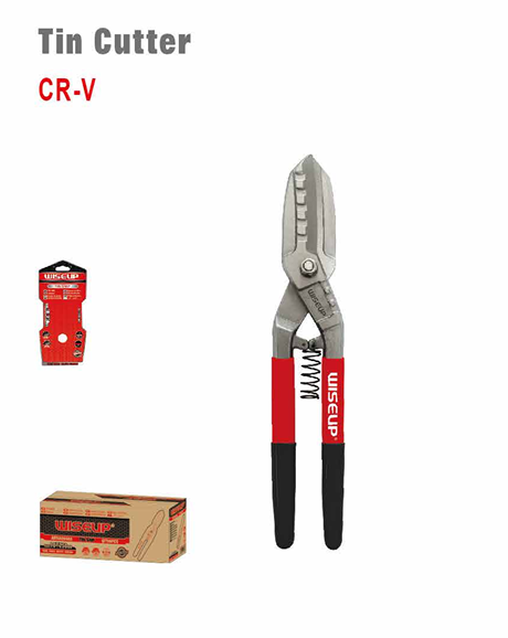 WISEUP Spring Sheet Metal Snips, 12 Inch