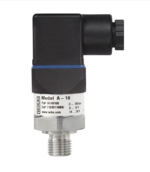 WIKA Pressure Transmitter PT M: A-10, 0...10 Bar, 1/2 NPT, 4 ... 20