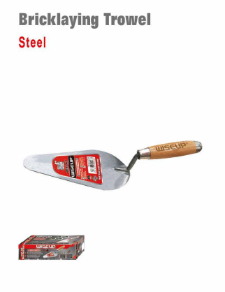 WISEUP Round Bricklaying Trowel 9"