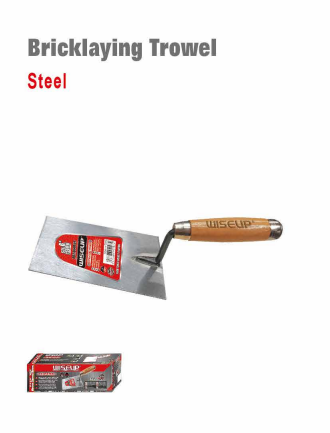 WISEUP Square Bricklaying Trowel 9"