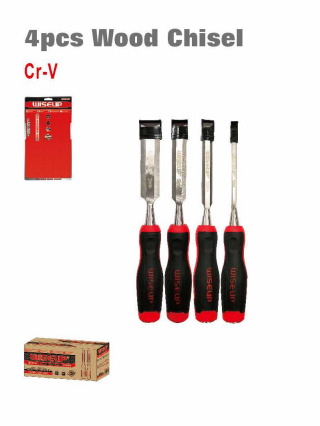 WISEUP 4pcs Wood Chisel Set